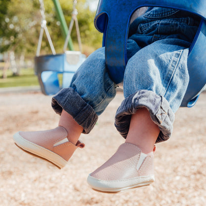 Freshly Picked Blush Slip On Baby Shoe