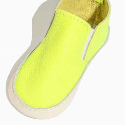 Freshly Picked Extra Yellow Slip On Baby Shoe
