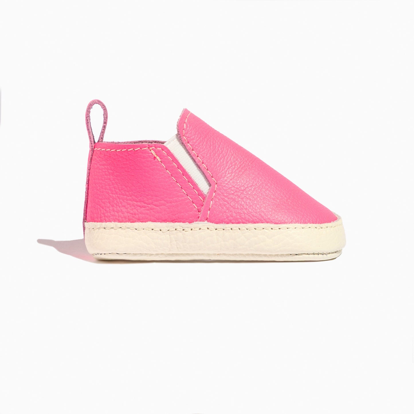 Freshly Picked Hot Pink Slip On Baby Shoe