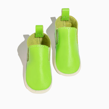 Freshly Picked Lime Slip On Baby Shoe