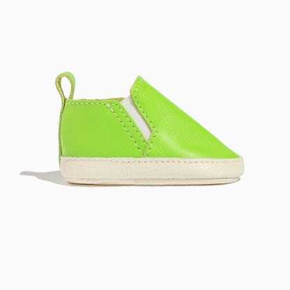 Freshly Picked Lime Slip On Baby Shoe