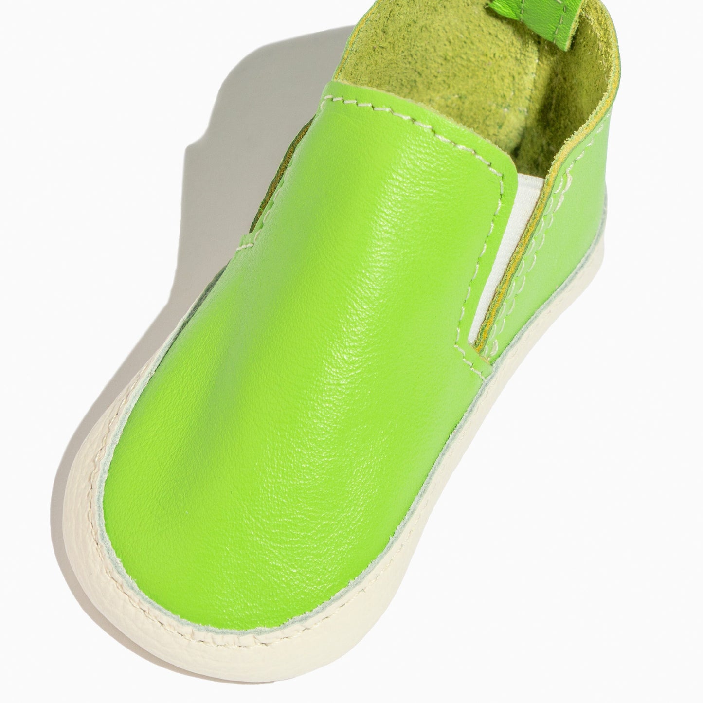 Freshly Picked Lime Slip On Baby Shoe