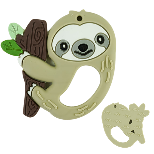 Busy Baby Baby Sloth Silicone Teething Toy