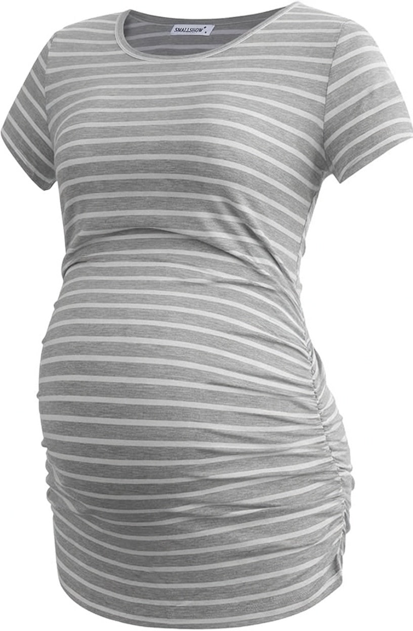 Ruched Tunic Maternity Top - Delilah's Maternity