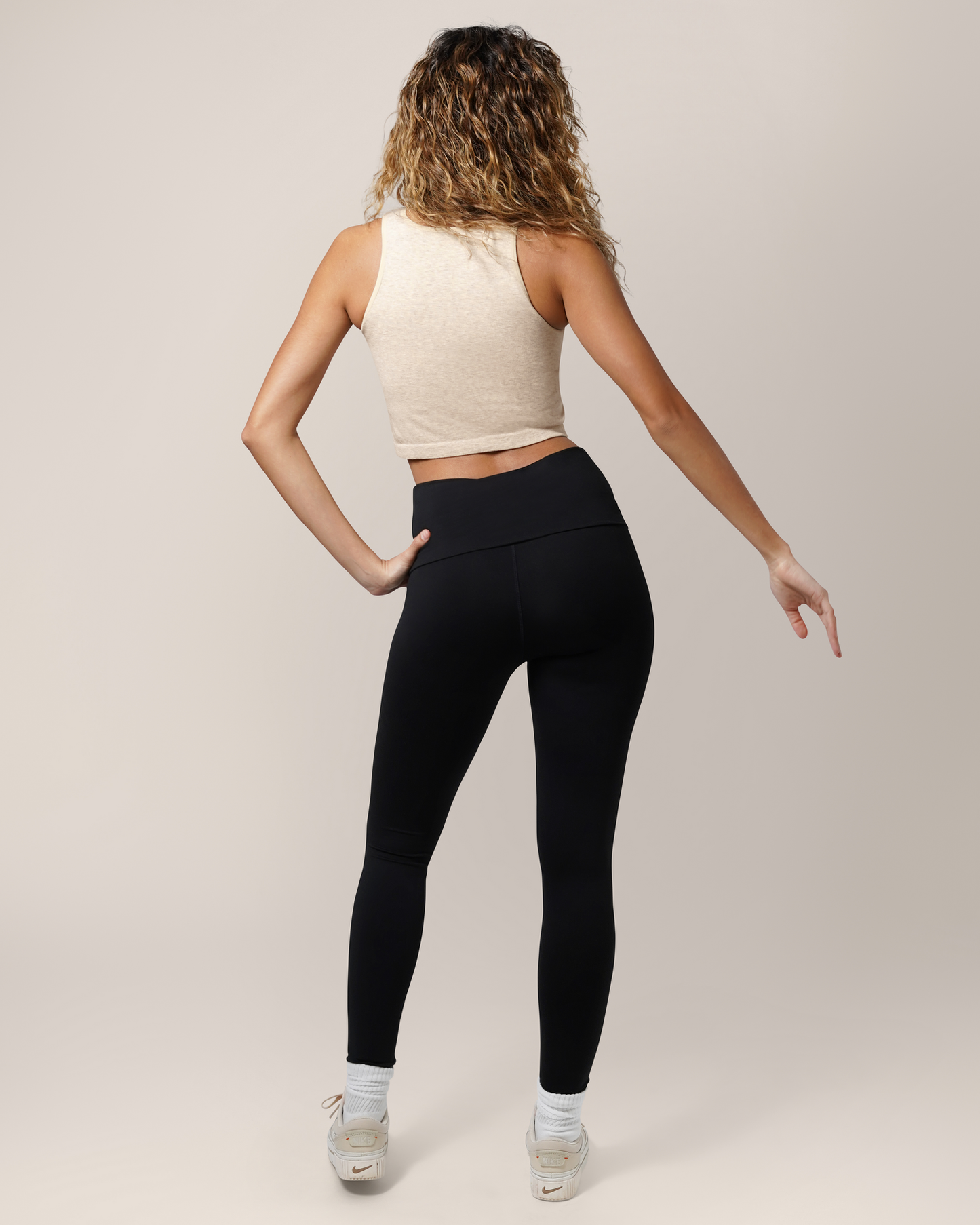 Kindred Bravely Sublime Bamboo Hands-Free Pumping Longline Bra Top Oatmeal Heather