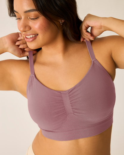 Sublime® Bamboo Hands-Free Pumping Lounge & Sleep Bra | Twilight