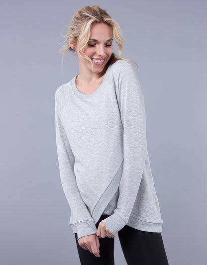 Sybil | Cotton Blend Maternity & Nursing Sweatshirt