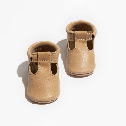 Freshly Picked Weathered Brown T-Bar Baby Shoe