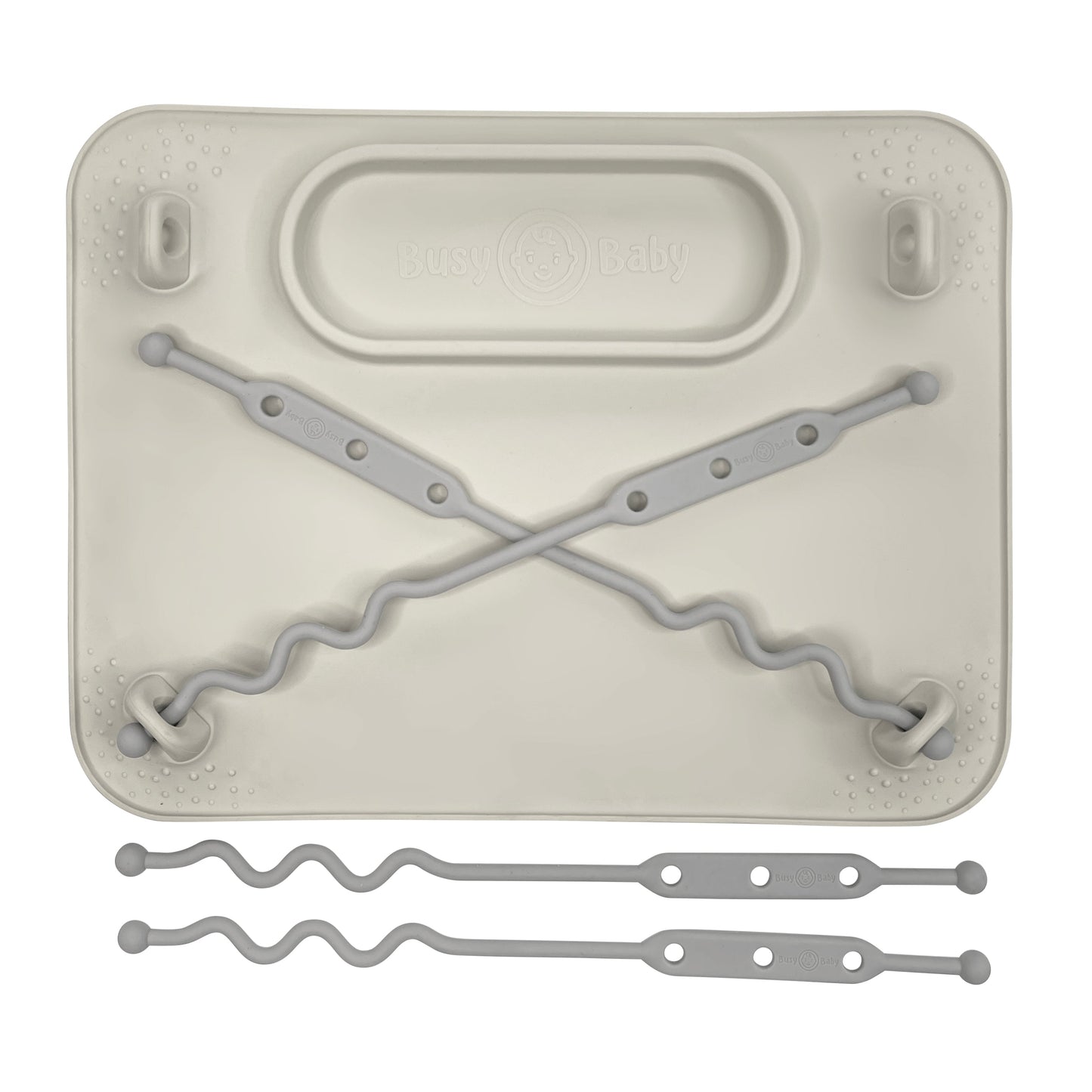 Busy Baby Mat with Toy Straps TAN