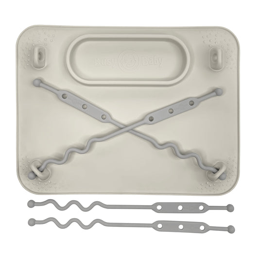 Busy Baby Mat with Toy Straps TAN