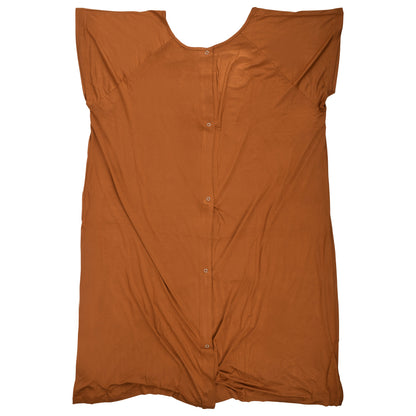 Three Little Tots Saddle Tan Mommy Labor and Delivery Nursing Hospital Gown