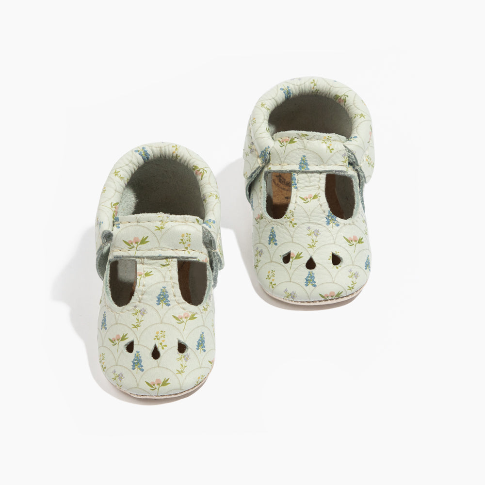 Freshly Picked Tea Cup Mary Jane Baby Shoe