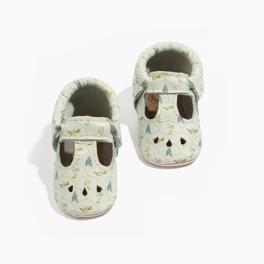 Freshly Picked Tea Cup Mary Jane Baby Shoe