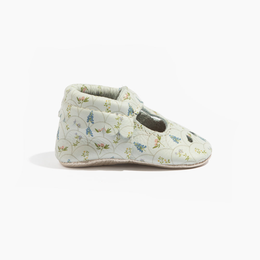 Freshly Picked Tea Cup Mary Jane Baby Shoe