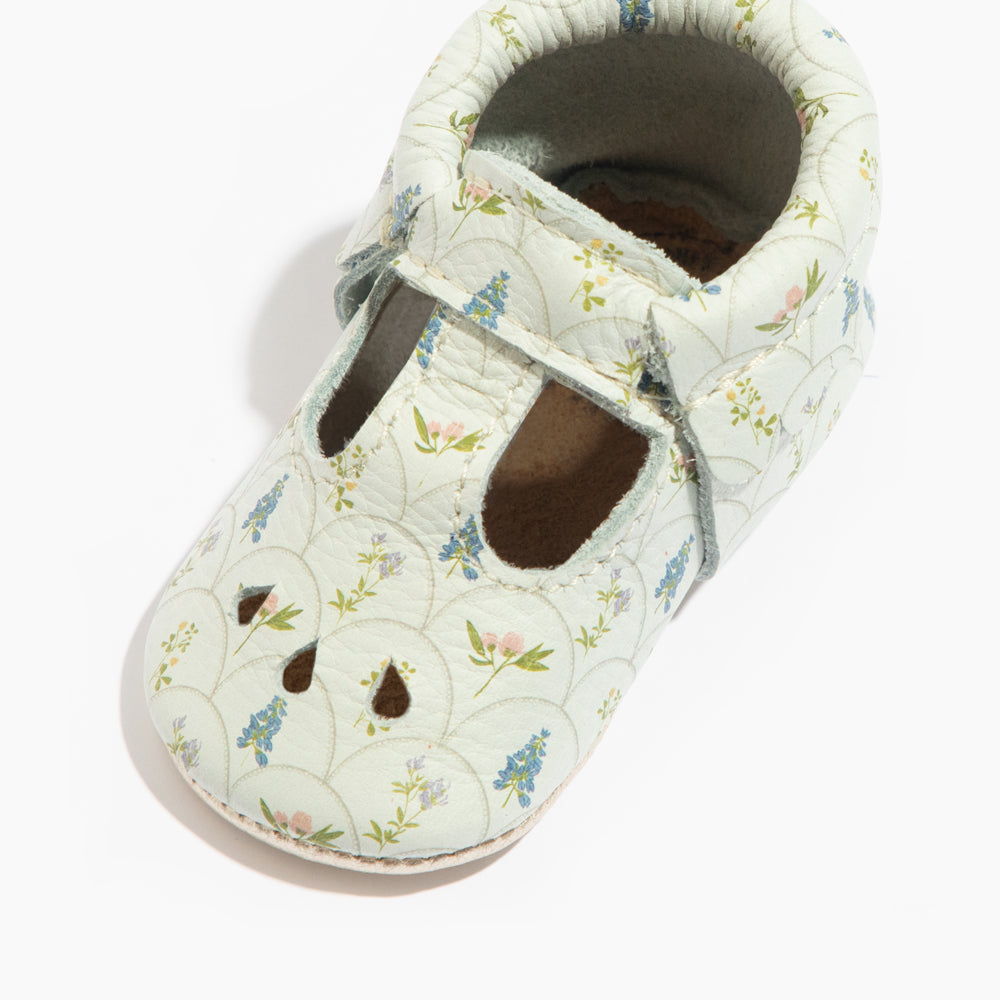 Freshly Picked Tea Cup Mary Jane Baby Shoe
