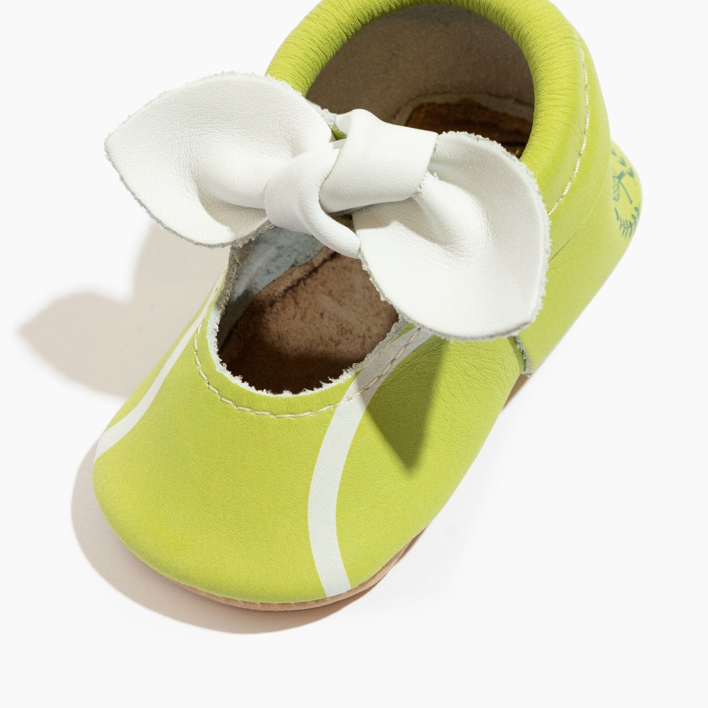 Freshly Picked Tennis Match Knotted Bow Baby Shoe