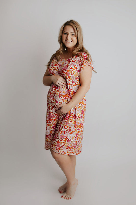 Three Little Tots Wild Child Labor and Delivery Nursing Hospital Gown