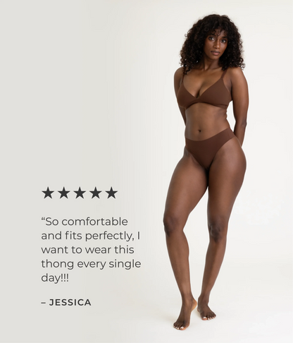 Saalt Leakproof Seamless Thong Period Underwear