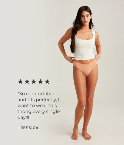 Saalt Leakproof Seamless Thong Period Underwear