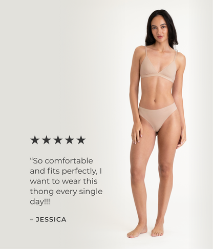 Saalt Leakproof Seamless Thong Period Underwear