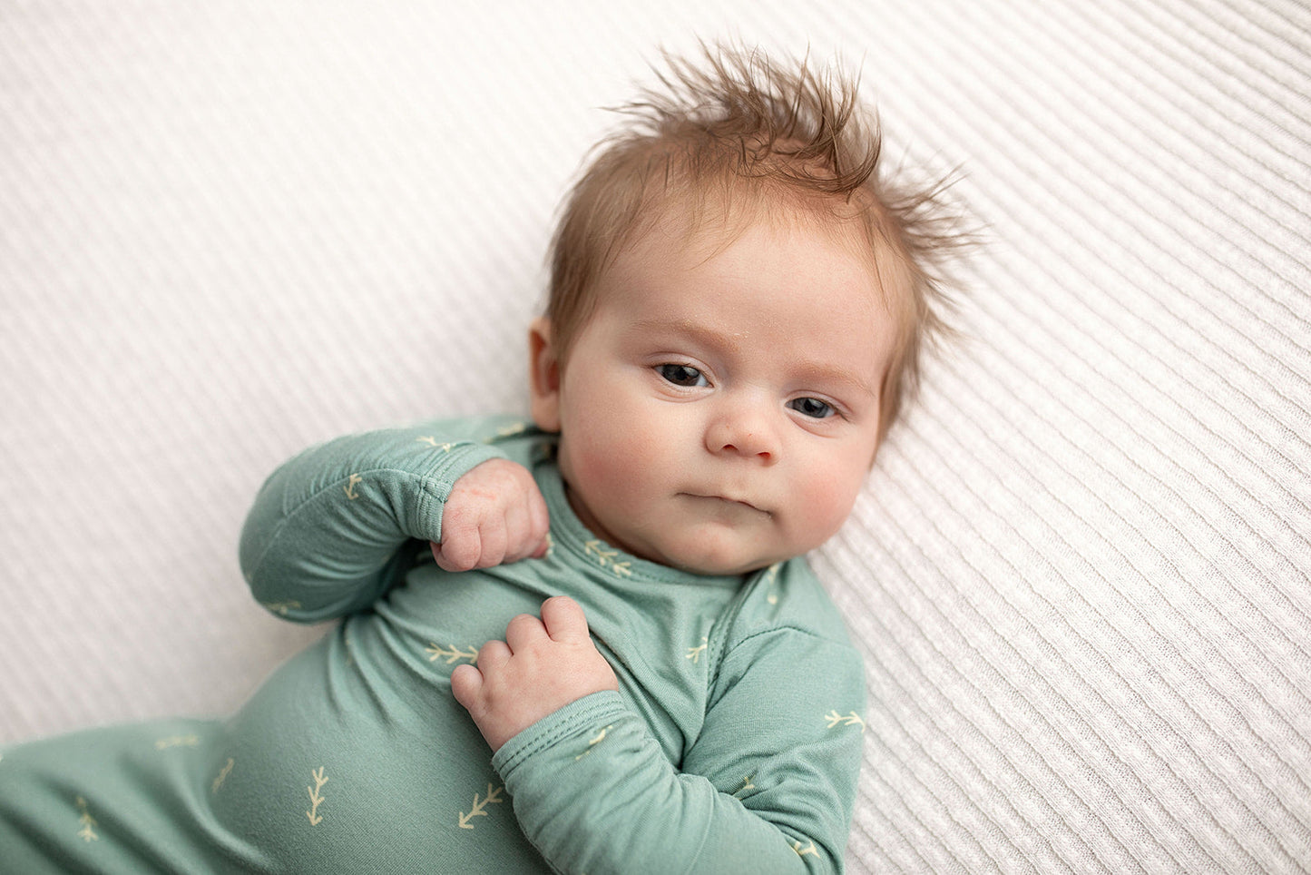 Three Little Tots Arrow Knotted Newborn Baby Gown