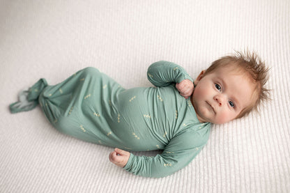 Three Little Tots Arrow Knotted Newborn Baby Gown