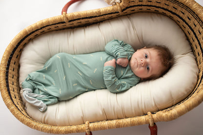 Three Little Tots Arrow Knotted Newborn Baby Gown