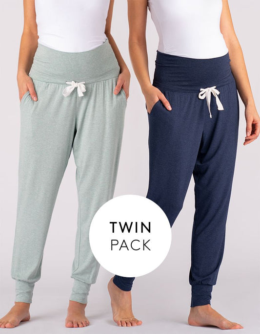 Maternity Lounge Pants Twin Pack