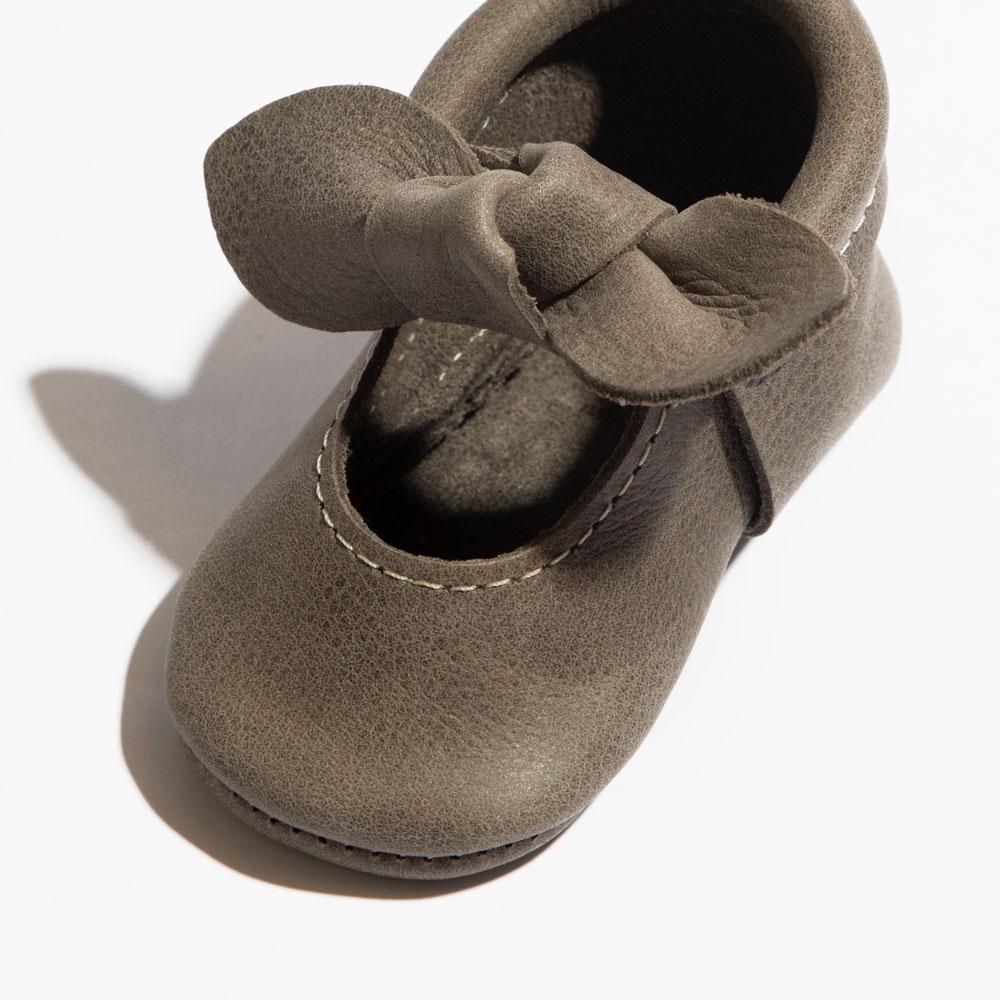 Freshly Picked Timp Knotted Bow Baby Shoe