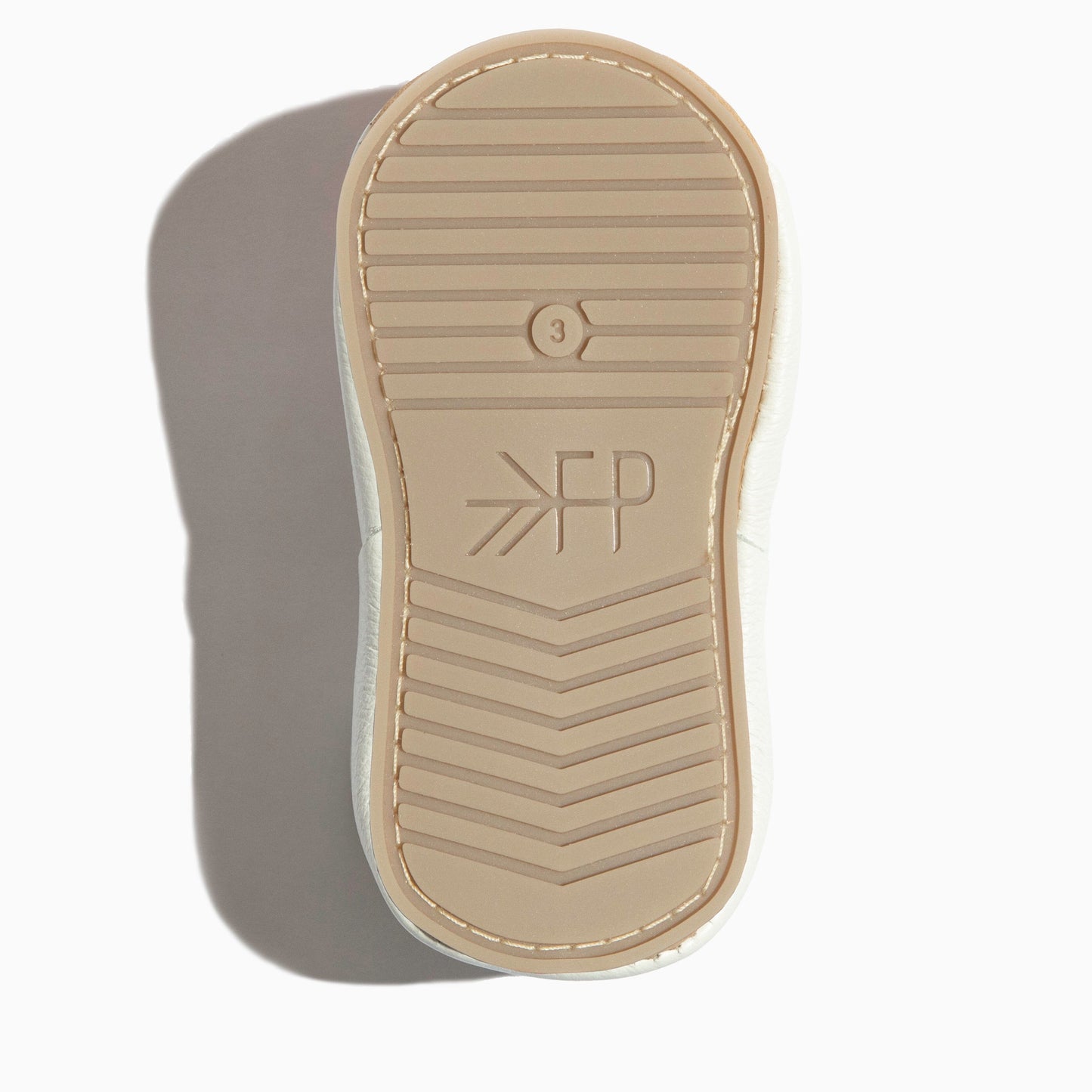 Freshly Picked Toasted Bright White T-Bar Baby Shoe