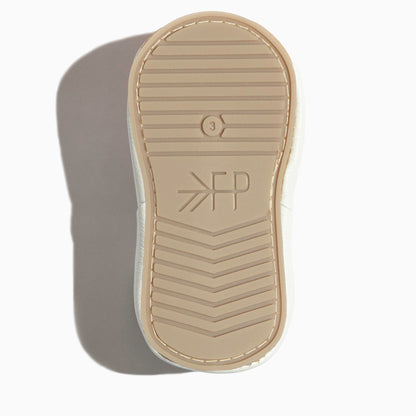 Freshly Picked Toasted Bright White T-Bar Baby Shoe
