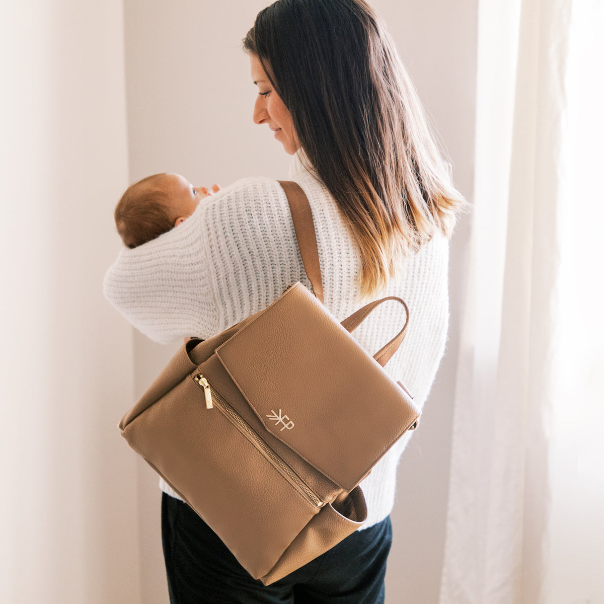 Freshly Picked Toffee Mini Classic Diaper Bag II