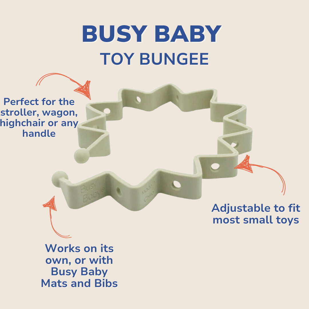 Busy Baby Toy Bungee Tether TAN