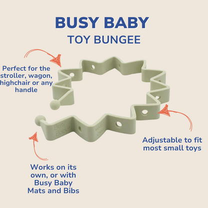 Busy Baby Toy Bungee Tether TAN