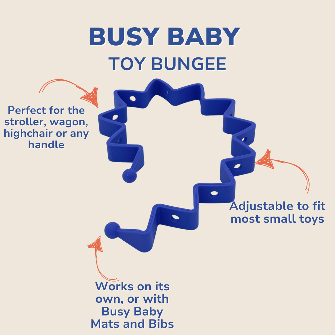 Busy Baby Toy Bungee Tether VIOLET