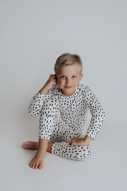 Three Little Tots Polka Dot Kids Pajamas