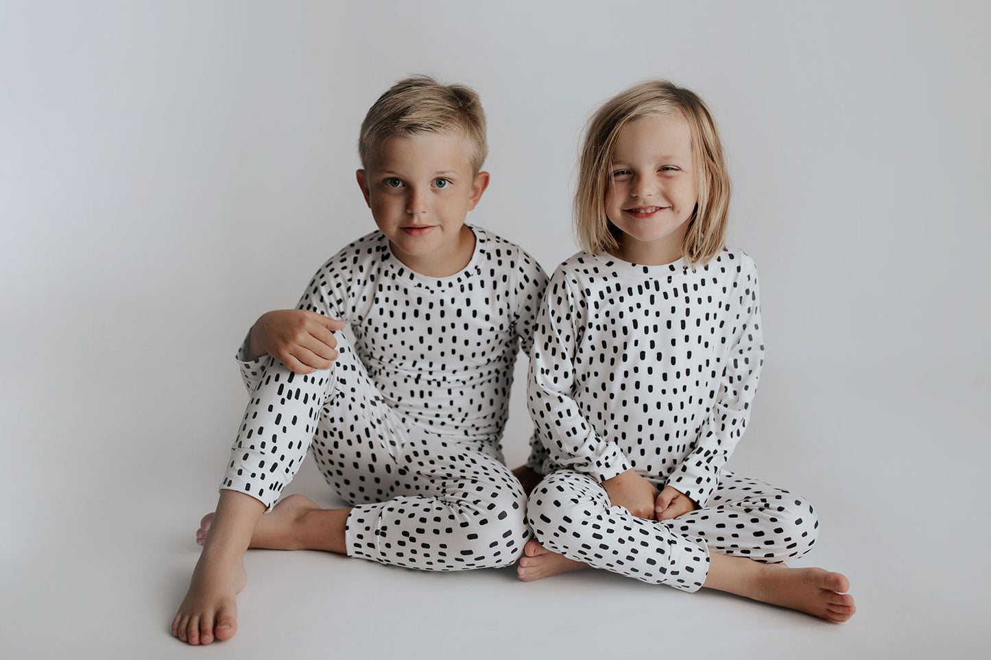 Three Little Tots Polka Dot Kids Pajamas