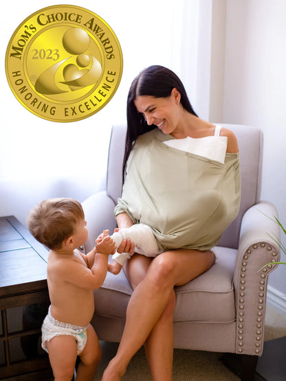 LUXE Protection™ Bamboo Multi-Use Antimicrobial Air Filtering Infant Cover