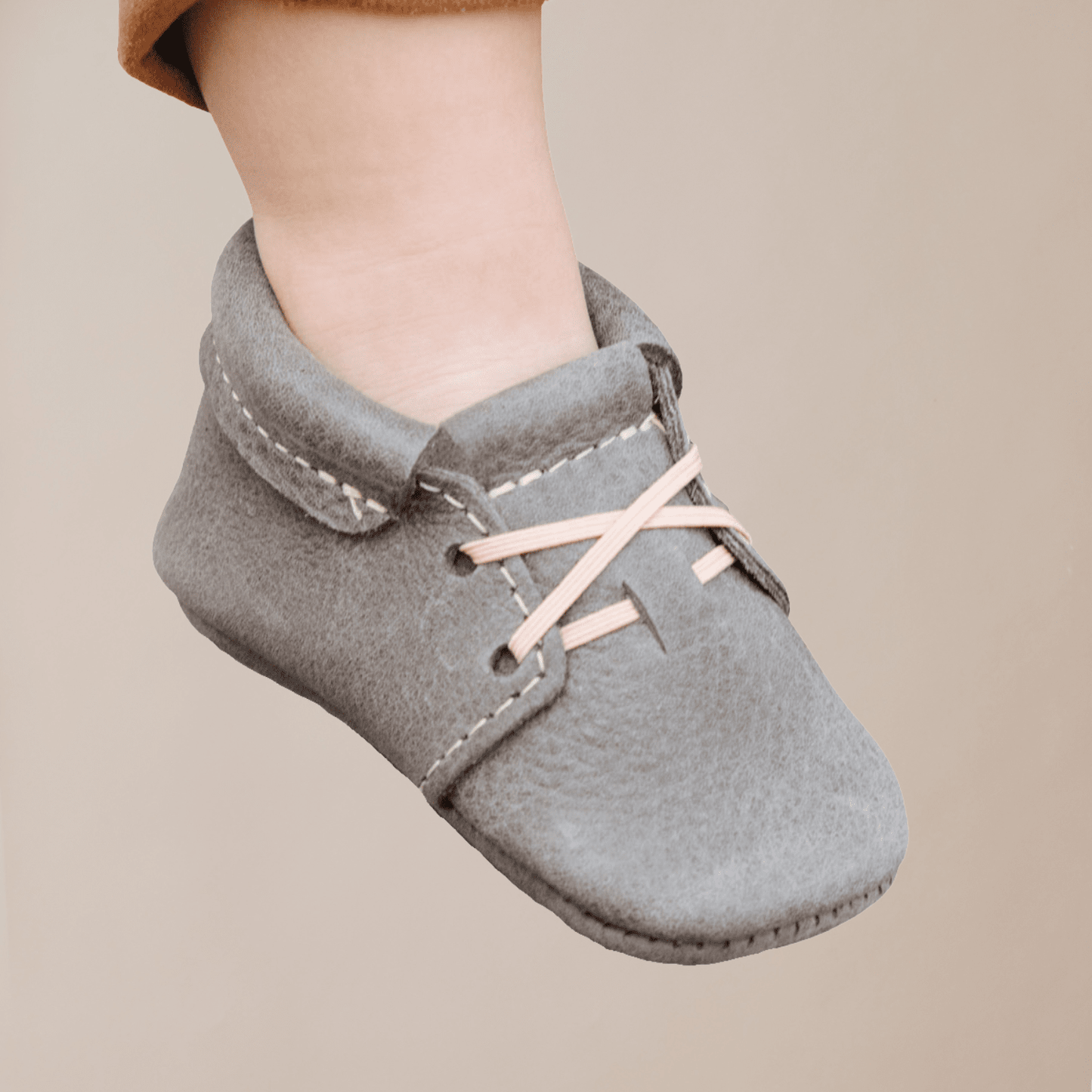 Freshly Picked Blue Spruce Oxford Baby Shoe