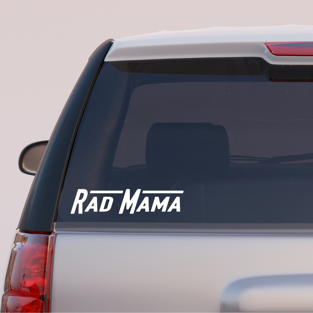 RAD MAMA BUMPER STICKER – Delilah's Maternity