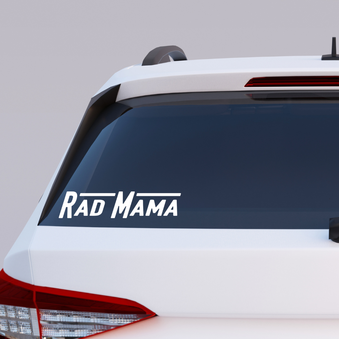 RAD MAMA BUMPER STICKER – Delilah's Maternity