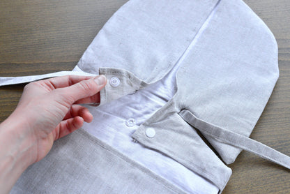 Wholesome Linen Organic Infant Car Seat Flax Inserts