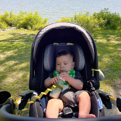Busy Baby Bottle Bungee OLIVE