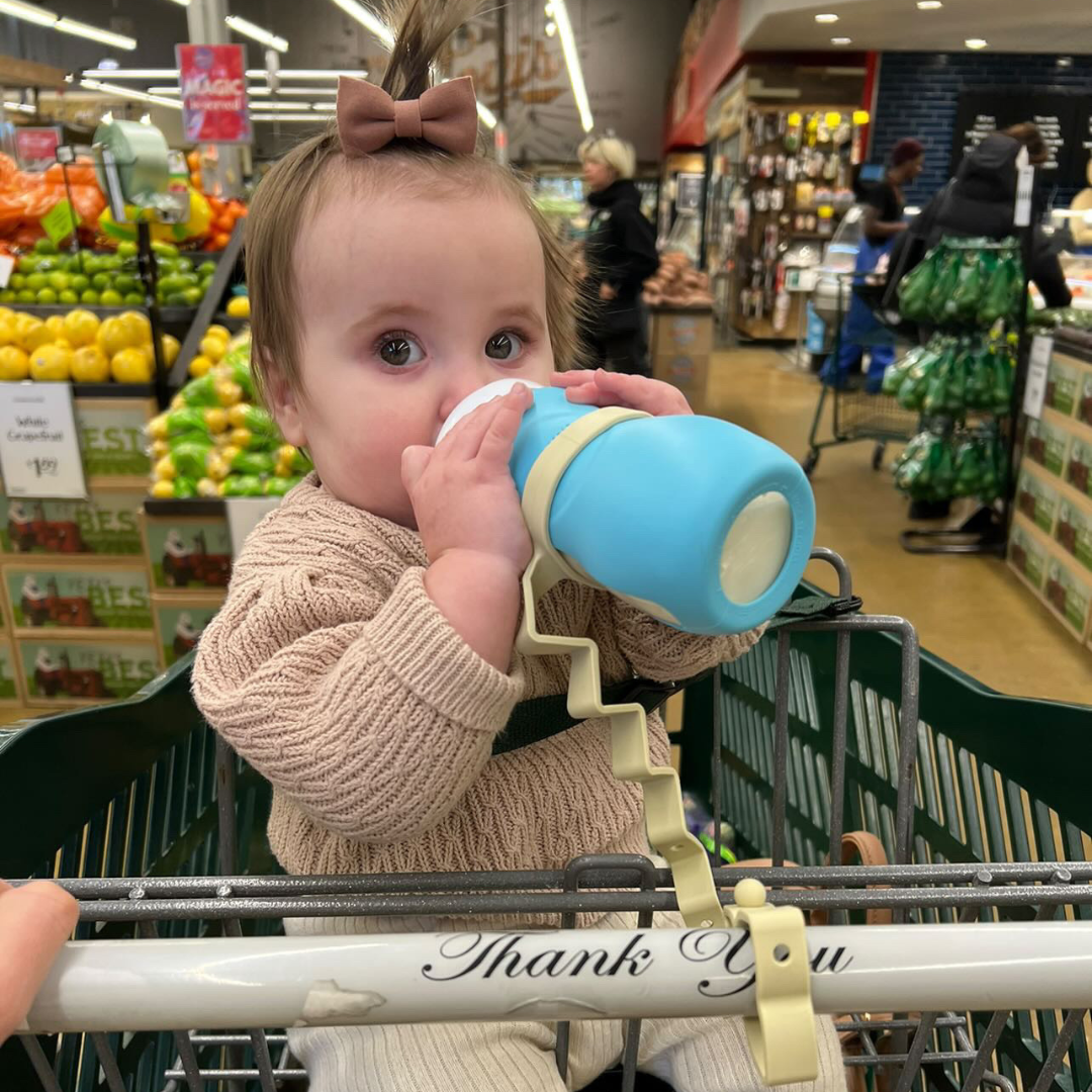Busy Baby Bottle Bungee TAN