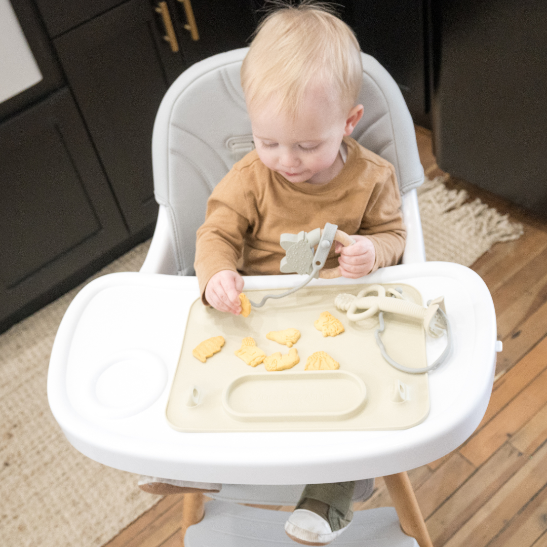 Busy Baby Mat with Toy Straps TAN