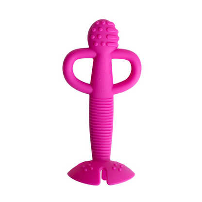Busy Baby 2-in-1 Teether & Training Spoon PINK