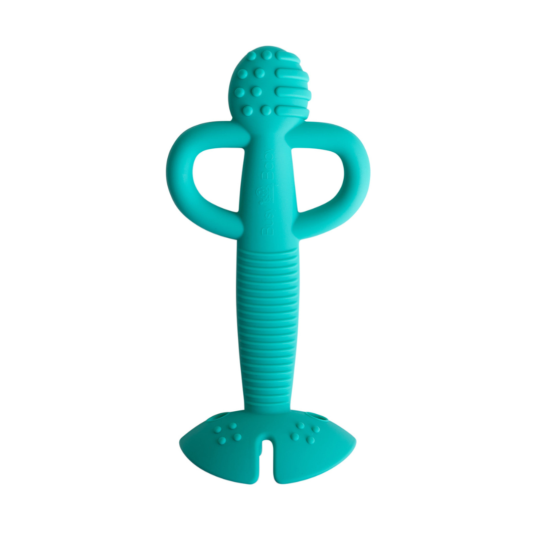 Busy Baby 2-in-1 Teether & Training Spoon SPEARMINT