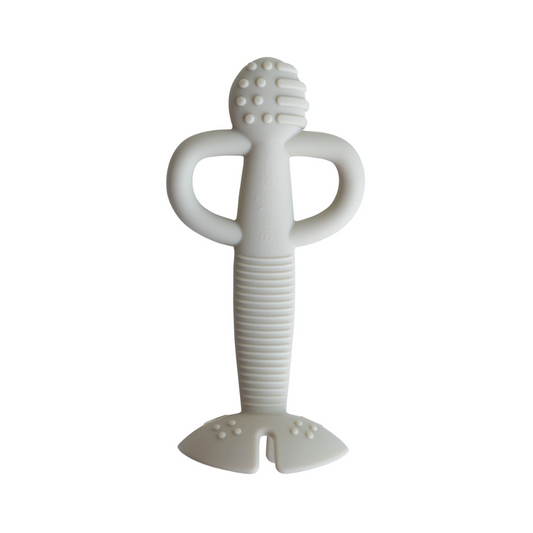 Busy Baby 2-in-1 Teether & Training Spoon TAN