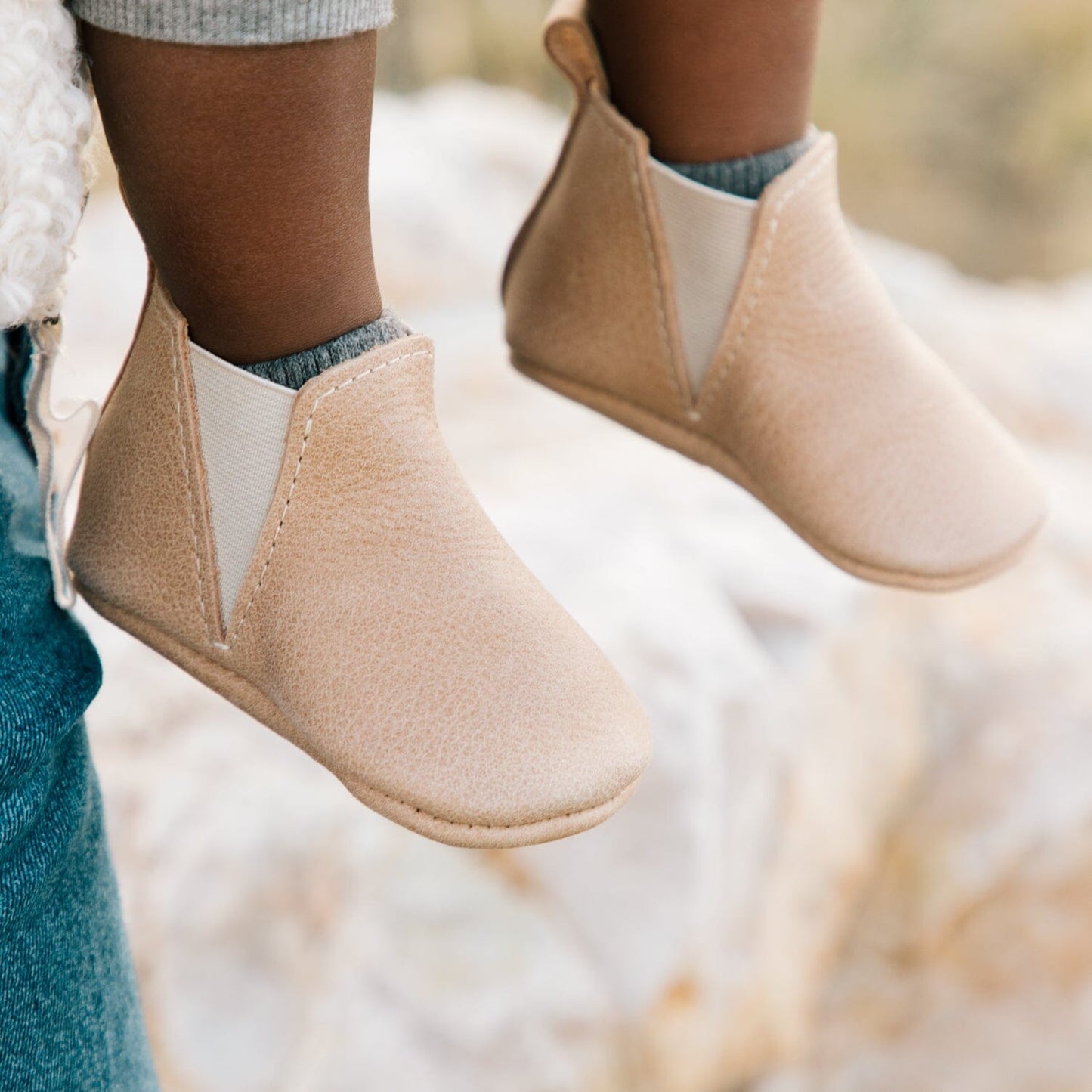 Freshly Picked Weathered Brown Chelsea Boot Baby Shoe