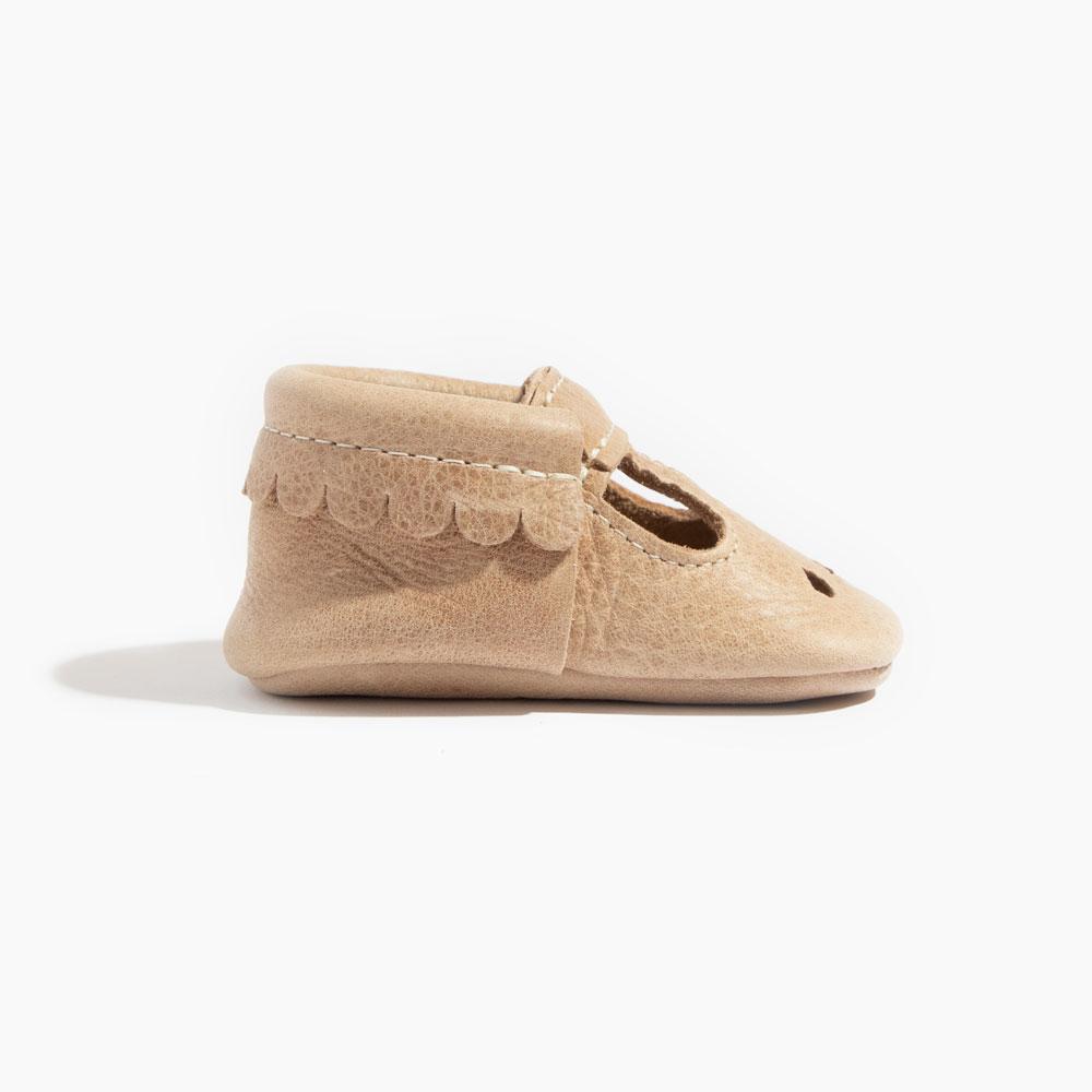 Freshly Picked Weathered Brown Mary Jane Baby Shoe